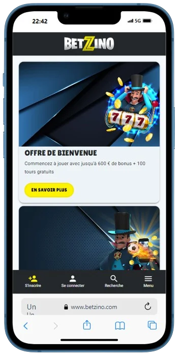 Bonus dans l'application mobile