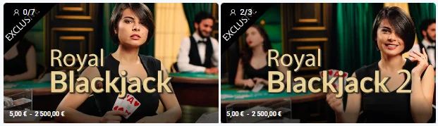 Options de blackjack